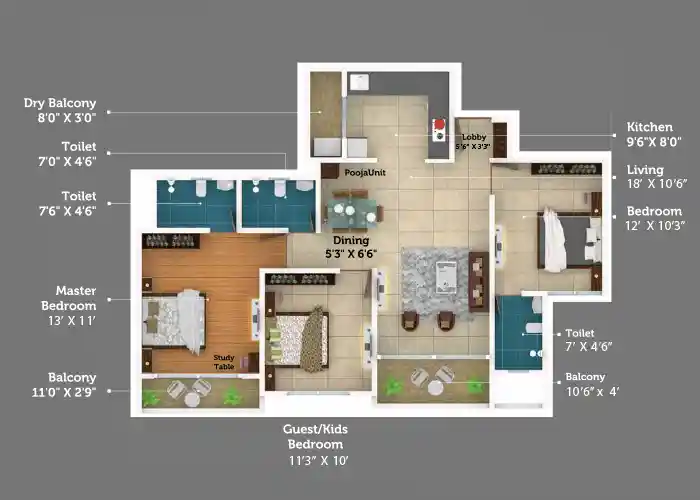 ITrend Futura Floor Plan