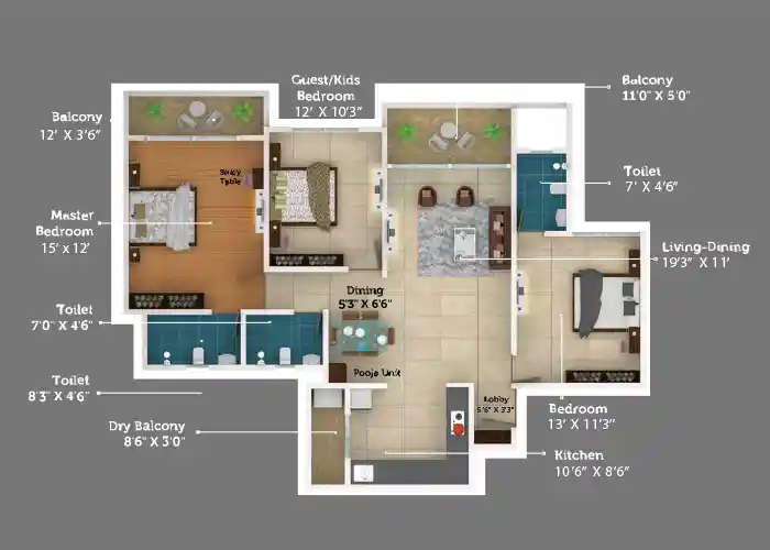 ITrend Futura Floor Plan